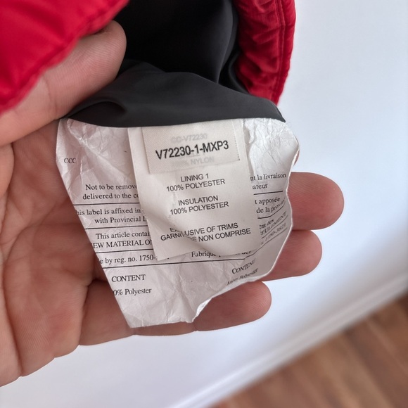 MARMOT VEST sleeveless puffer Medium red outdoors winter - Picture 4 of 6